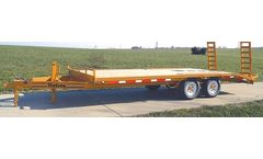 Hudson Bros. - Model HTMBK - 4.4 Ton Capacity - Medium Duty Deckover Trailer
