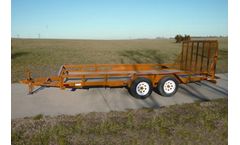 HTLG - Model 16 - 3 1/2 Ton Capacity - Tandem Axle Landscape Trailer
