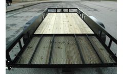 Currahee - Model Deluxe - Double Axle Landscape Trailer