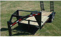 Currahee - Model 12K - Gooseneck Channel Flatbed Trailer