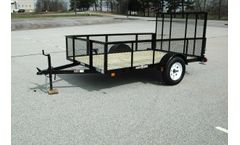 Currahee - Single Axle Landscape Trailers with High Sides
