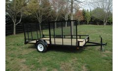 Currahee - Single Axle Landscape With Side Gate