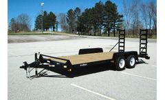 Currahee - Model 7K Deluxe - Loaded Channel Flatbed Trailer