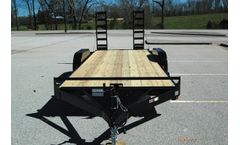 Currahee - Model 10K Deluxe - Channel Flatbed Trailer