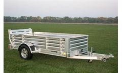 Hillsboro - Bi-Fold Ramp Aluminum Utility Trailer