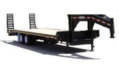 RollsRite - Model 25KG25HD - Dual Tandem Flatbed Gooseneck Trailer