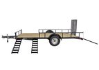 Model HH3000SR-BT14 - Utility Beavertail Trailer