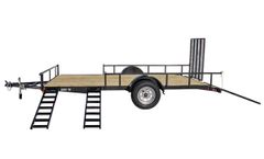 Model HH3000SR-BT14 - Utility Beavertail Trailer