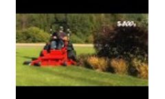SnapperPro S800X Out-Front Mower  - Video