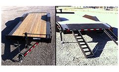 Eagle - Model 8X20TTA70-14,000 - Flatbed Trailers