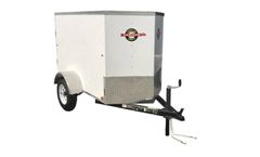 Carry - Model 2K - V-Nose Flat Roof Trailer
