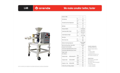 Orenda - Lab Pulverizer - Brochure
