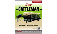 Delta - Model Cattleman - Livestock Trailer - SpecSheet