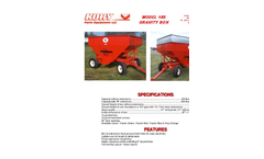 Kory - Model 185 - Bushel Gravity Wagon Datasheet