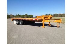 Econoline - Model DP1018FE - 10-Ton Heavy Duty Dual-Tandem Flatbed  Trailer