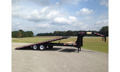 Econoline - Model BG0725TE - 7-Ton Gooseneck Deckover Partial Tilt Trailer