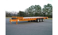 Econoline - Model CP0920FE - 9-Ton Tri-Axle Deckover Flatbed Trailer