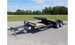 Econoline - Model LP0721TE - 7-Ton 21-foot Landscape Partial Tilt Trailer