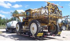 Model 40,000 lb. to 50,000 lb. GVW - Pull-Type Sprayer Trailer