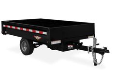 H H Trailers - Model 4.5×8 - Homeowner Dump Trailer