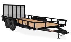 H H Trailers - Rail Side Utility Trailer
