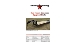 Southwest Gooseneck - Model B3560TTNR-8 - Utility Trailer - Brochure