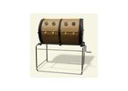 Mantis - ComposT-Twin Two-Bin Compost Tumbler