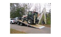 Slide Trax - Tilting Flatbed Trailer