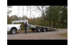 Galvanized Kerr Sliding Axle Trailer Video