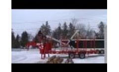 Kerr Forestry Trailer With Kesla Grapple Loader Video