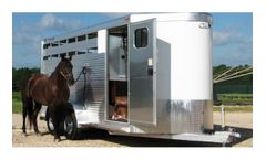 Car-Tex - Model DAKOTA ALV - Aluminum Slant Load Bumper Pull Horse Trailer