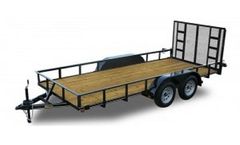 Kaufman - Model Basic 6000 GVWR - 16 ft - Tandem Axle Utility Trailer