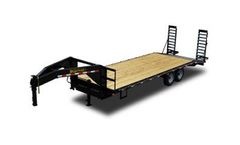 Kaufman - Model Standard 14000 GVWR 24 ft. - Flatbed Gooseneck Trailer