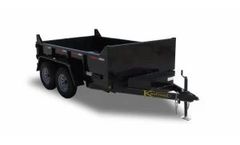 Kaufman - Model 8000 GVWR - Light Duty Dump Trailer -10 ft. x 72 in.