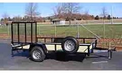 Gator Made - Model 6x12 - Single Axle Utility Trailer