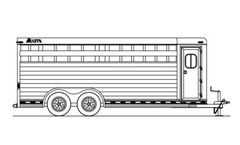 Show - Bumper Pull Cattle Trailers