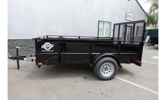 DV Trailers - Model 30SV-35SV - Single Axle Landscape Trailer