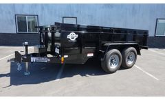 DV Trailers - Model 10DU - Heavy Duty Dump Trailer