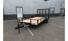 DV Trailers - Model 30SA-35SA - Single Axle Utility Trailer
