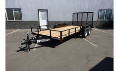 DV Trailers - Model 50TR - Light Duty Tandem Axle Utility Trailer