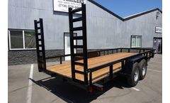DV Trailers - Model 10TR - Heavy Duty Tandem Utility Trailer