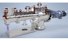 PT&M - Model EP-AGP - Screw Press for Solvent Recovery, Hemp Processing