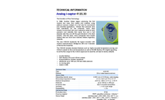 Captor - Model 4120.30 i-captor - Analog Insertion Flow Meter - Datasheet