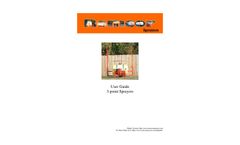 3-Point Sprayers - User Guide