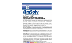 1250 Industrial Water Treatment Compound Cooling Tower Scale & Corrosion Inhibitor Brochure
