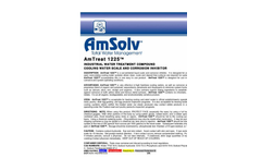 AmTreat - Model 1225 - Cooling Water Scale & Corrosion Inhibitor Brochure