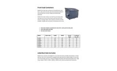 Nedland - Steel Front Load Dumpster - Brochure