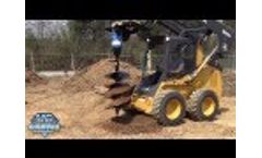 Heavy Duty Skid Steer Auger : Blue Diamond Attachments Video