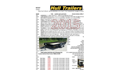 Tandem Axle Solid Side Trailer- Brochure