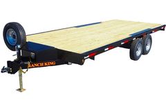 Ranch King - Model LTC SERIES 12000# GVWR - Medium Duty Power Hoist Deckover Tilt Trailer